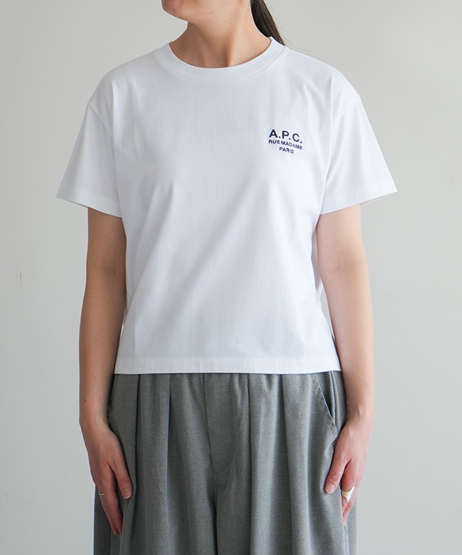 A.P.C.(アー・ペー・セー) T-SHIRT BOXY RUE MADAME レディース