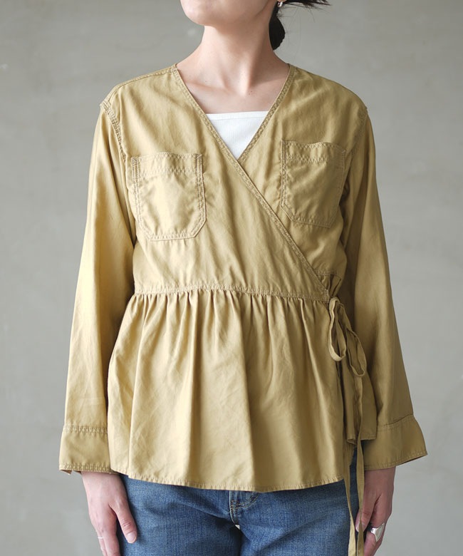 LINEN SHEARING カシュクールブラウス JOURNAL STANDARD - LINEN SHEARING カシュクールブラウスの通販 by
