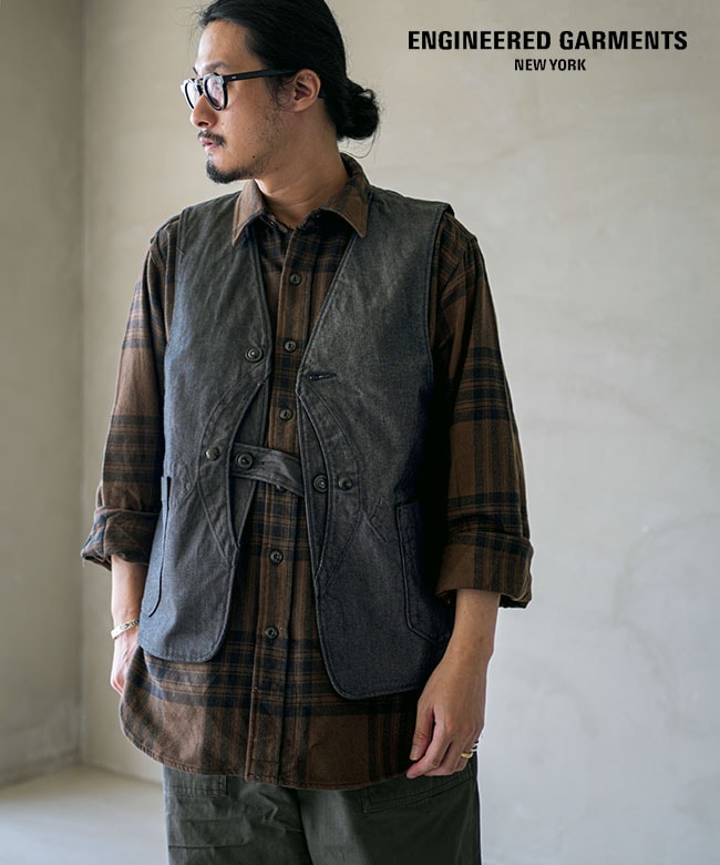 ENGINEERED GARMENTS(エンジニアド ガーメンツ) Upland Vest- Cotton