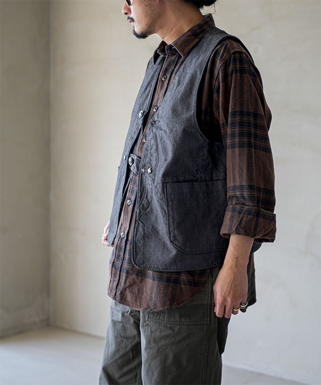 ENGINEERED GARMENTS(エンジニアド ガーメンツ) Upland Vest- Cotton