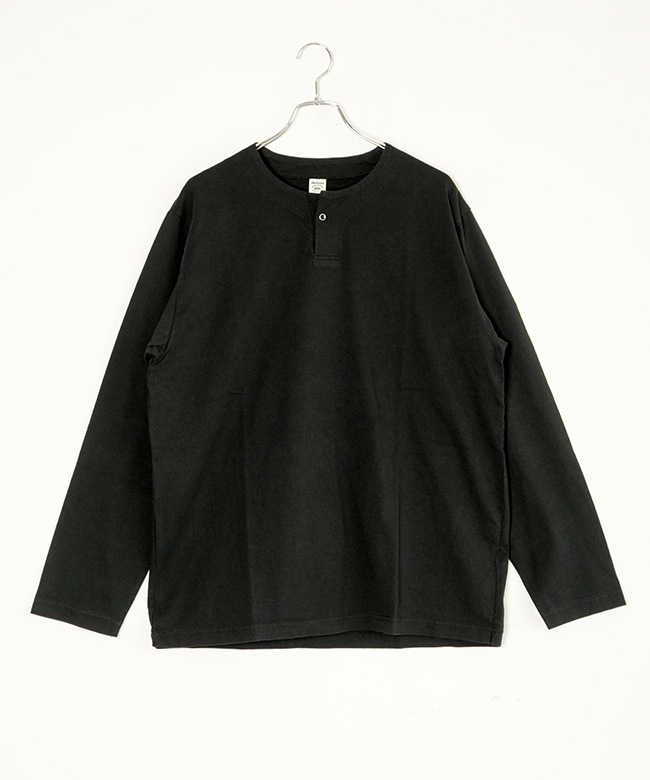 Jackman(ジャックマン) Henleyneck LS T-Shirt ヘンリーネックロング
