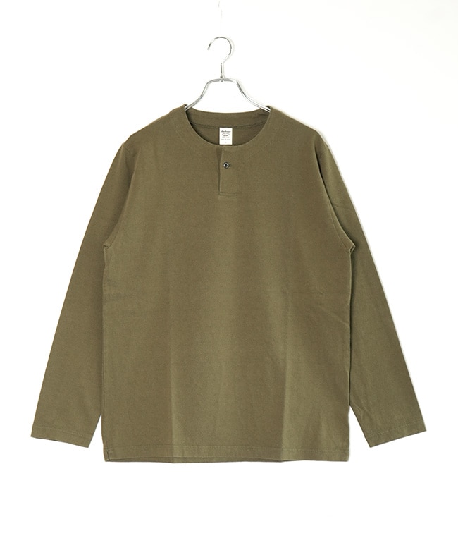 Jackman(ジャックマン) Henleyneck LS T-Shirt ヘンリーネックロング
