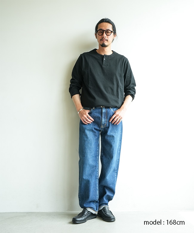 Jackman(ジャックマン) Henleyneck LS T-Shirt ヘンリーネックロング