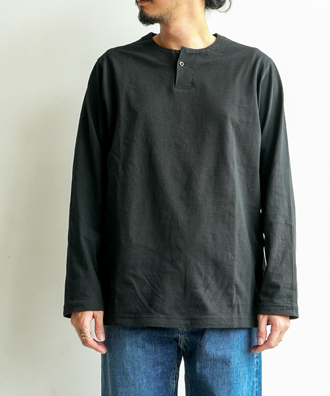 Jackman(ジャックマン) Henleyneck LS T-Shirt ヘンリーネックロング