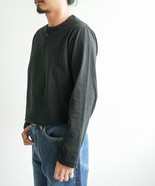 Jackman(ジャックマン) Henleyneck LS T-Shirt ヘンリーネックロング