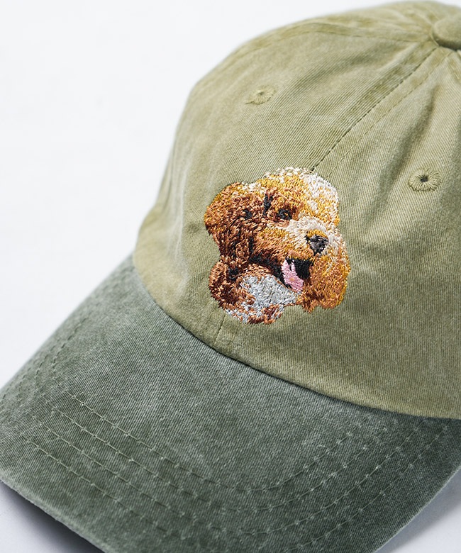 dog-emb-cap]PORT and COMPANY(ポートアンドカンパニー) DOG