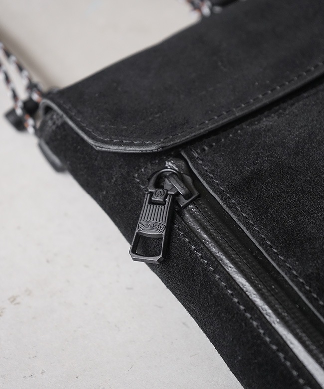 091758]AS2OV(アッソブ) WATER PROOF SUEDE MINI SHOULDER