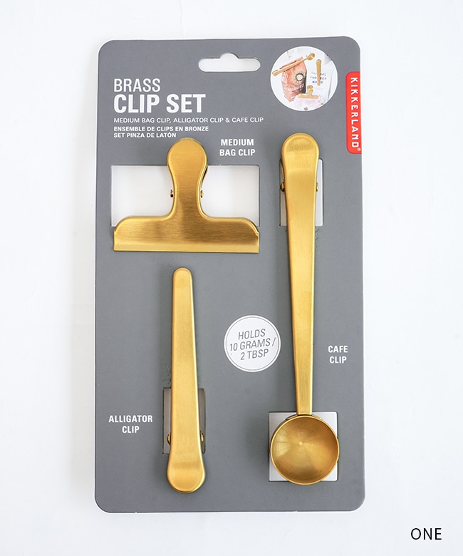 KBC34]KIKKERLAND(キッカーランド) Brass Clip Set ブラスクリップ