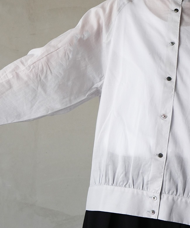 3-739960]Midi Umi(ミディウミ) sheer swing top shirt シアー