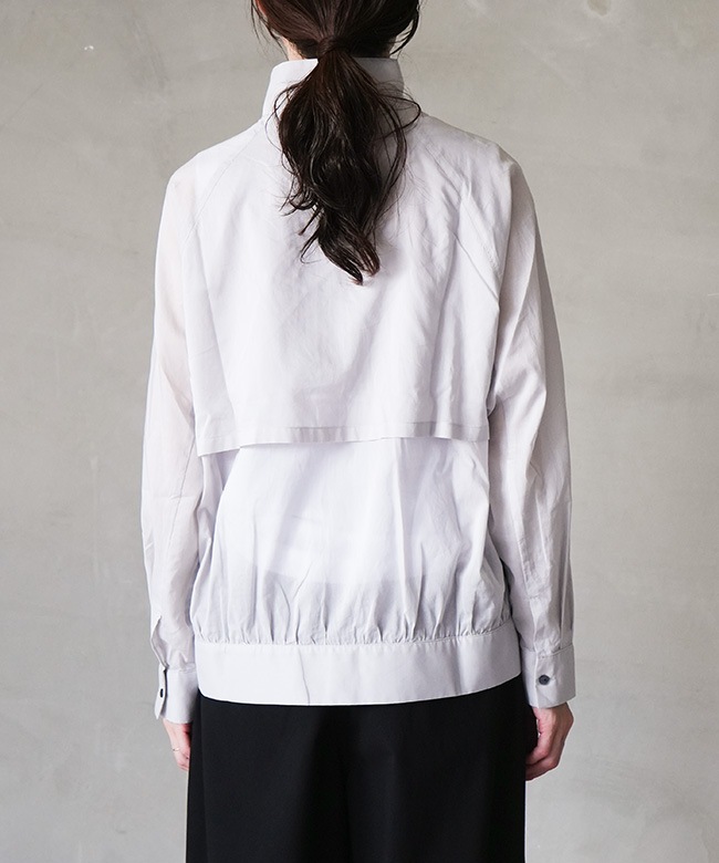 SALE 50%OFF】Midi Umi(ミディウミ) sheer swing top shirt シアー
