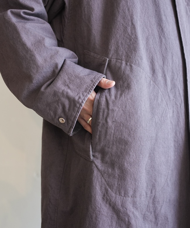 NN-J4716]nonnative(ノンネイティブ) WANDERER LONG COAT C/Li CANVAS