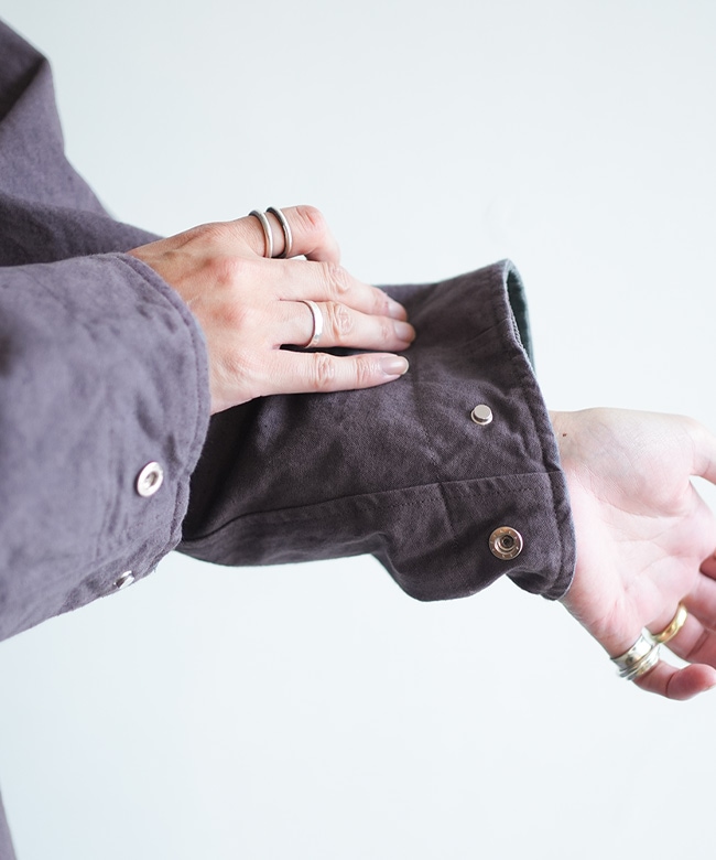 NN-J4716]nonnative(ノンネイティブ) WANDERER LONG COAT C/Li CANVAS