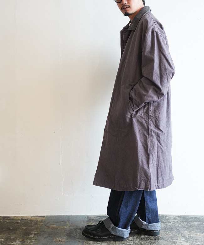 NN-J4716]nonnative(ノンネイティブ) WANDERER LONG COAT C/Li