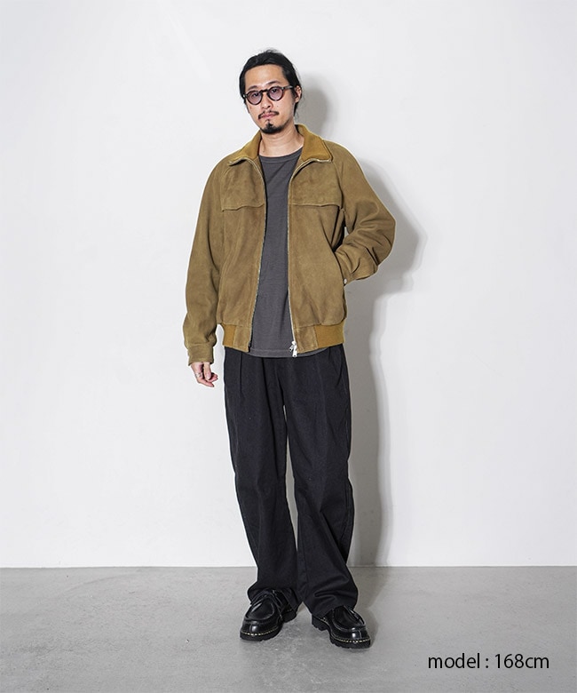 NN-J4709]nonnative(ノンネイティブ) STRANGER BLOUSON SHEEP LEATHER