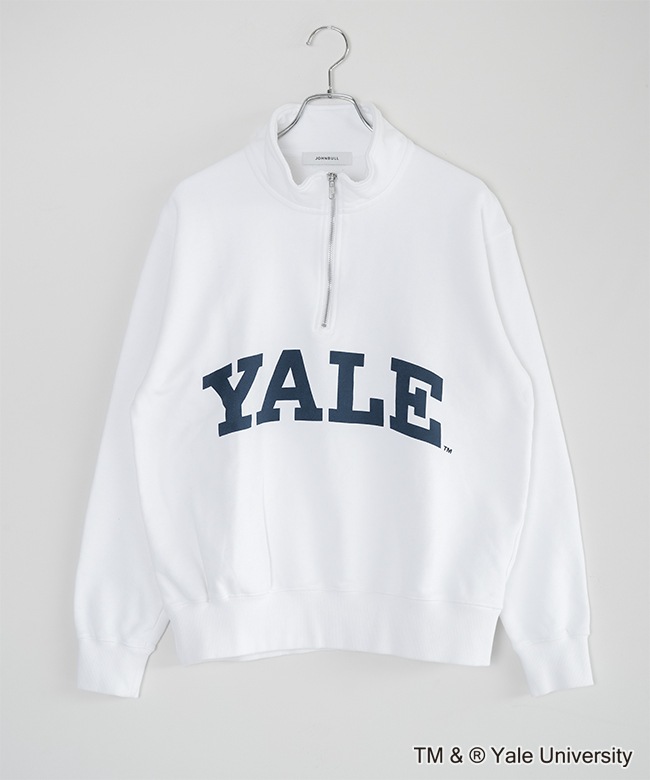 SALE 50%OFF】JOHNBULL(ジョンブル) YALE ハーフジップスウェット プル