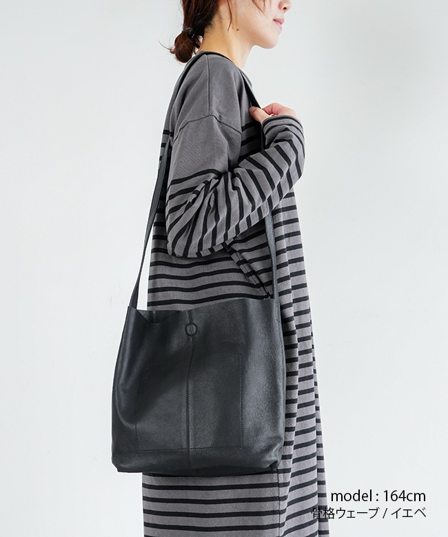 SQ-BLK-1]【保存袋付き】Morphee(モルフェ) SQUARE SHOULDER スクエア