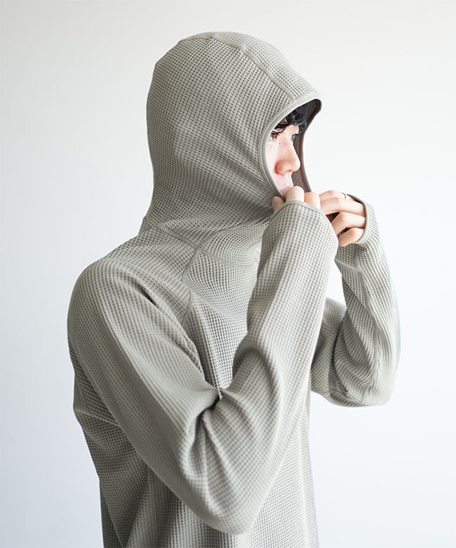 Goldwin(ゴールドウィン) WF Light L/S Hoodie ワッフルライトロング