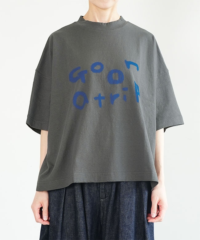 tumugu(ツムグ) ラフィ天竺 プリントTシャツ レディース トップス 半袖