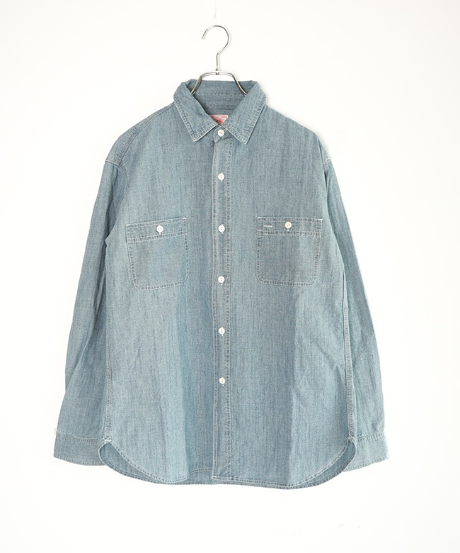 BIG MIKE(ビッグマイク) Chambray Classic L/S Shirt シャンブレー