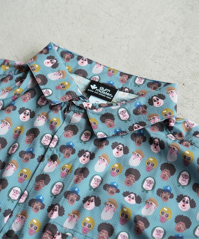 美品 ジムマスター ハッピーペイント セットアップ XL 総柄 シャツ&パンツ 美品 ジムマスター ハッピーペイント セットアップ XL 総柄