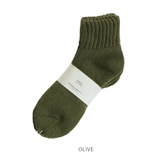 スタイリスト私物　universal products パイルソックス　3P UNIVERSAL PRODUCTS. / 3P PILE SOCKS (GRAY) | AfterSchool
