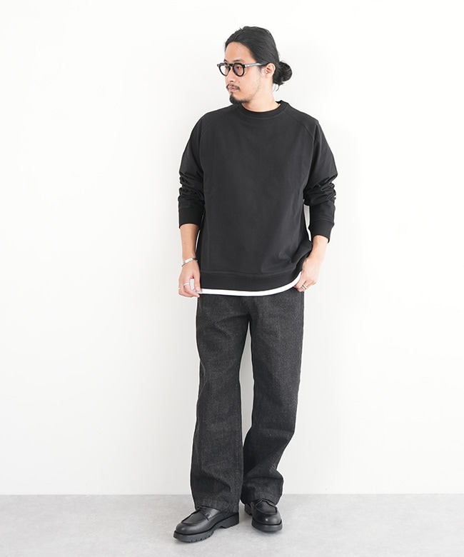 AFW-25033]alvana(アルヴァナ/アルバナ) Faded jersey raglan long