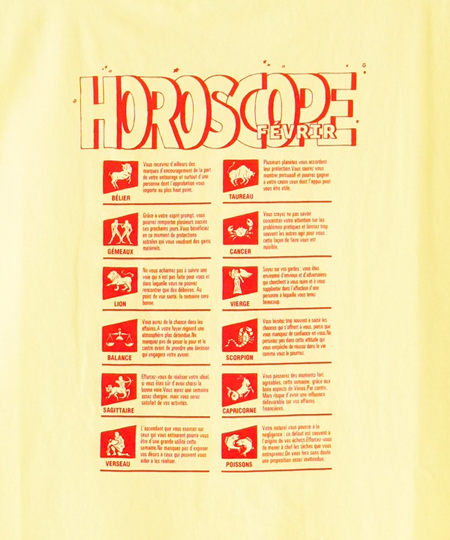 shinzone ホロスコープT HOROSCOPE TEE – Shinzone