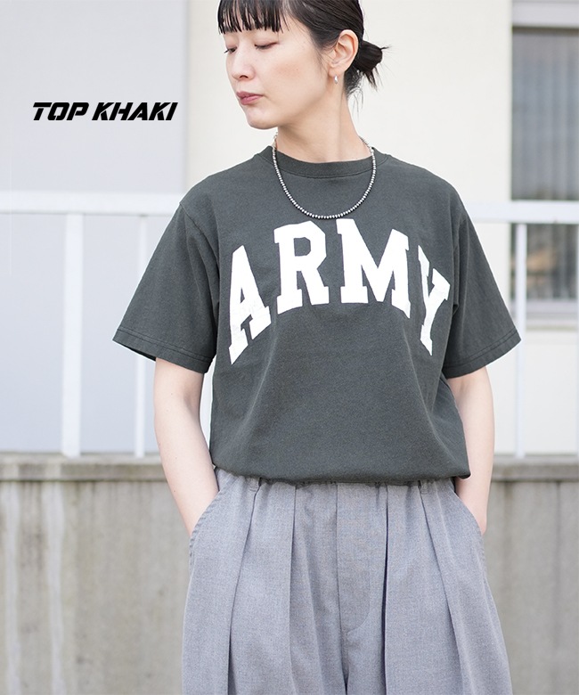 TK243C05]TOP KHAKI (トップカーキ)JOHNBULL(ジョンブル)ARMY プリント