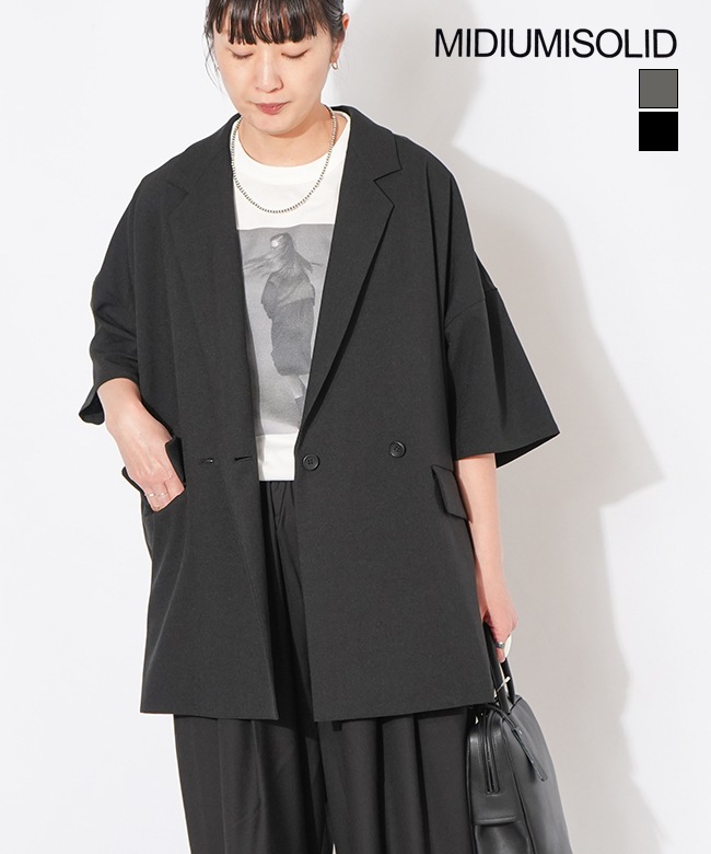 セール】MIDIUMISOLID for Ladies ライトワイドジャケット