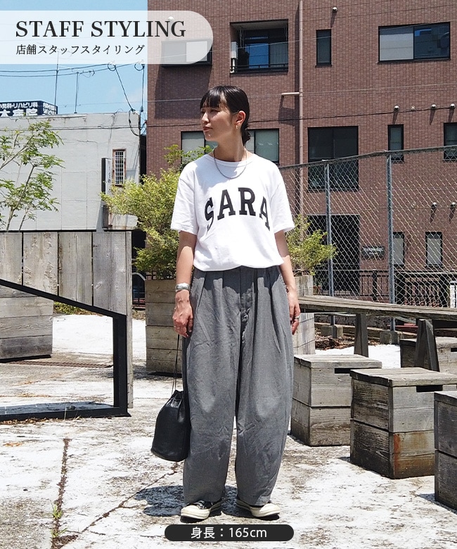 ◇[SMA-SARA-SARA]SOLAMONAT(ソラモナ) サラリト天竺 プリントTシャツ