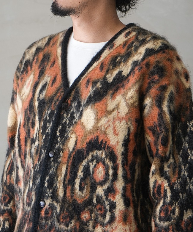 Needles ペイズリー柄カーディガン RW356]NEEDLES(ニードルズ) Mohair Cardigan - Paisley モヘア