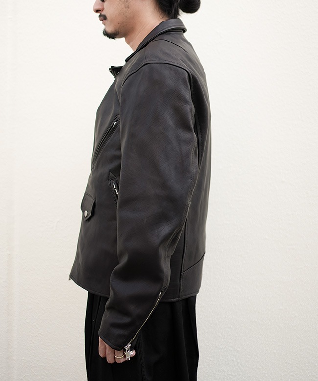 NN-J4710]nonnative(ノンネイティブ) RIDER BLOUSON COW LEATHER WITH