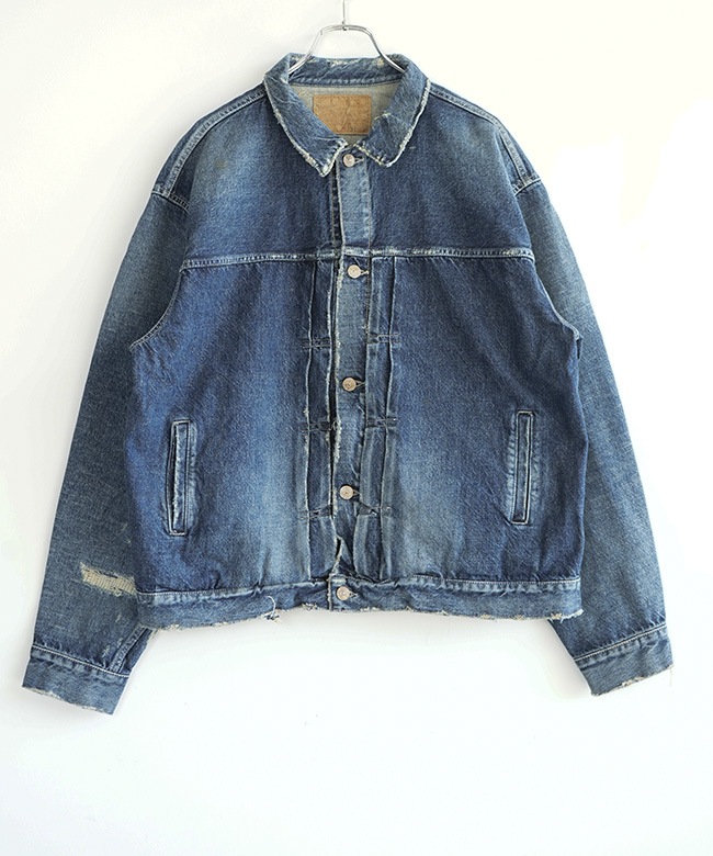 gold(ゴールド) RECYCLED WASTE SUVIN COTTON YARN 14oz. DENIM JACKET