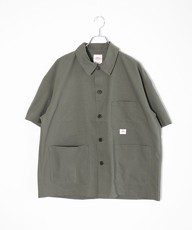 【美品】DANTON グレー カバーオール サイズ38 DANTON（ダントン）の「DANTON / カバーオール ジャケット