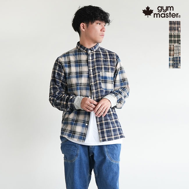 ２点まとめ買い BOSS MARTIN KAYMER シャツ L&パンツ 楽天市場】gym master 公式 2WAYショールカラー スナップボタン