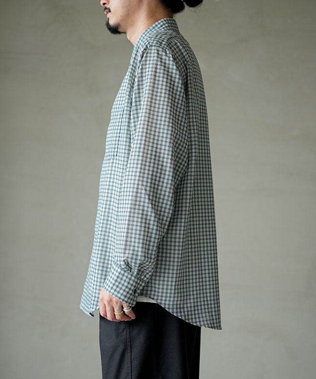 ULTERIOR(アルテリア) Super Light Wool Check Shirt スーパーライト