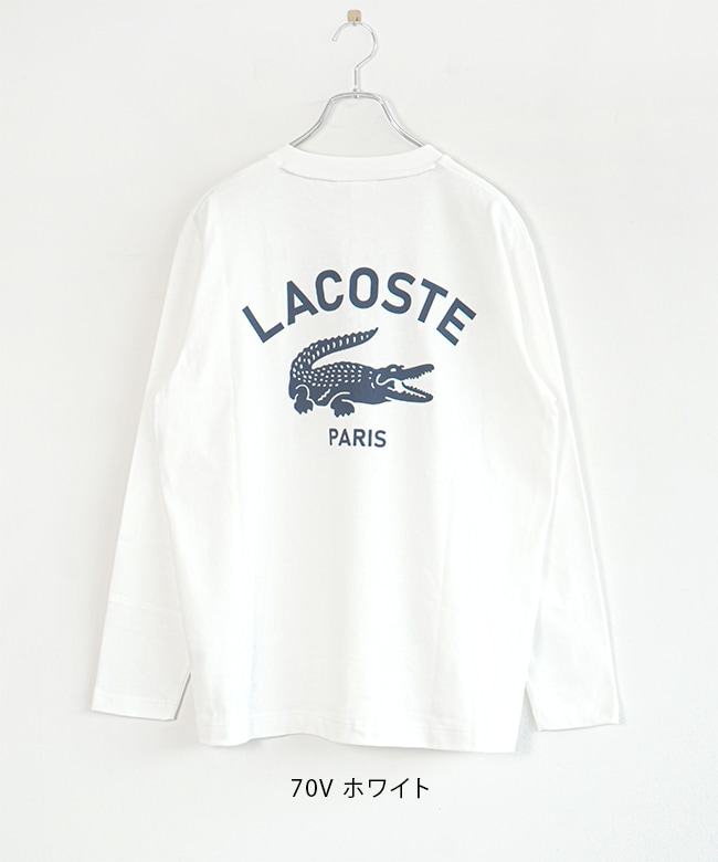 TH9396-99]LACOSTE(ラコステ) PARISロゴヘビーオンスTシャツ メンズ