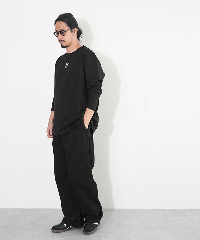 TH9396-99]LACOSTE(ラコステ) PARISロゴヘビーオンスTシャツ メンズ