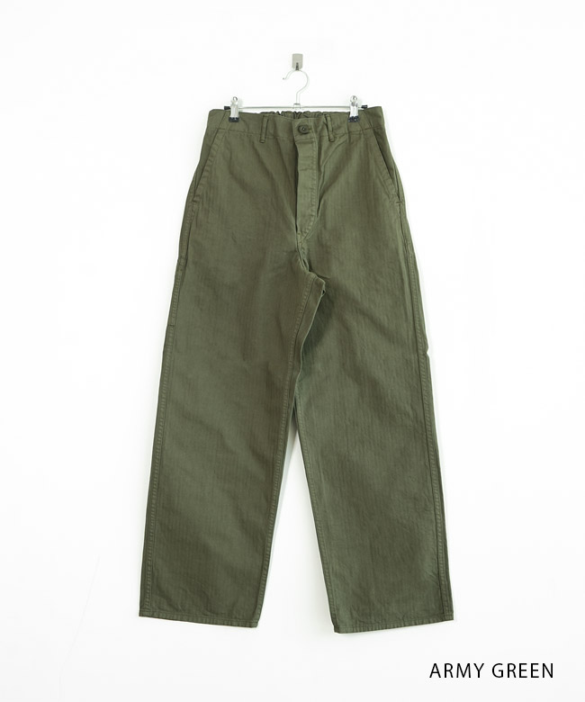 03-5011-52/76]orSlow(オアスロウ) WIDE FIT FRENCH WORK PANTS