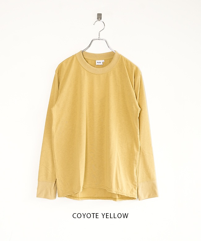 BD0107]BRING(ブリング) DRYCOTTONY Long sleeve T-shirt ドライコット