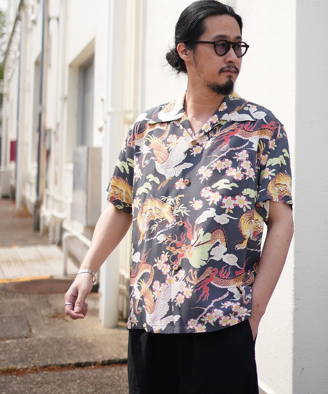 ハンガー付属】SUN SURF(サンサーフ) RAYON HAWAIIAN SHIRT “THE
