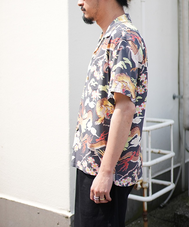 ハンガー付属】SUN SURF(サンサーフ) RAYON HAWAIIAN SHIRT “THE