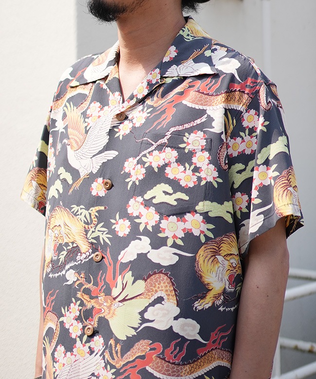 SS39414]【ハンガー付属】SUN SURF(サンサーフ) RAYON HAWAIIAN SHIRT