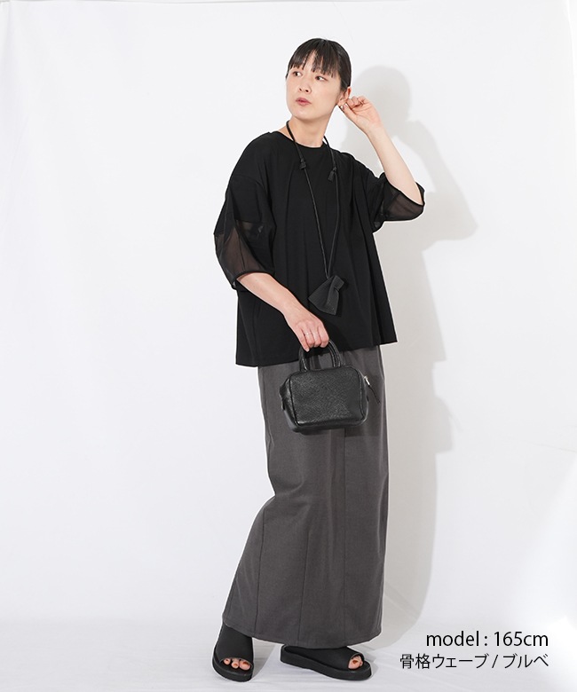 MARcourt｜MIDIUMISOLID for Ladies シアースリーブコンシャスT