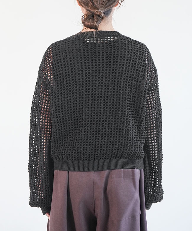 3-729932]Midi Umi(ミディウミ) 別注カラーあり メッシュニット