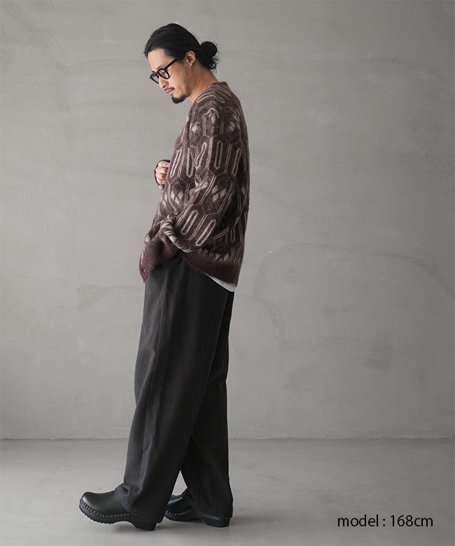 RW357]NEEDLES(ニードルズ) Mohair Cardigan - Geometric モヘア