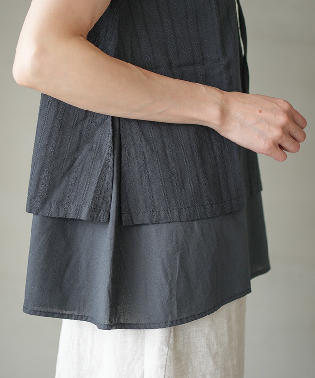 SALE 30%OFF】blue willow(ブルーウィロー) コットン無地×ドビー二重 