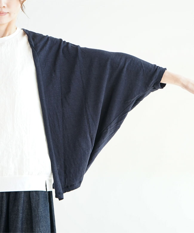 P91084] prit(プリット) 別注 40/1ヨーロッパリネン天竺 裾ゴム