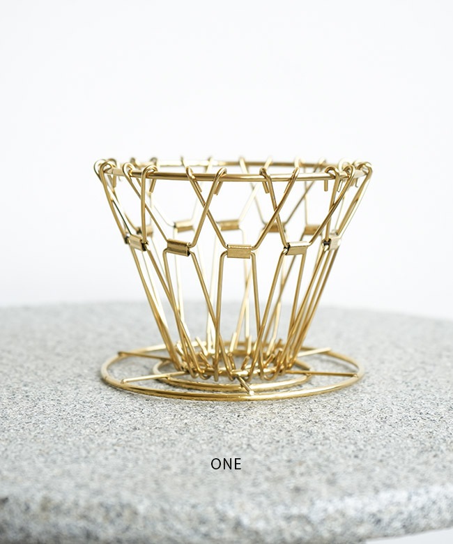 KCU170]KIKKERLAND(キッカーランド) Brass Collapsible Coffee Dripper