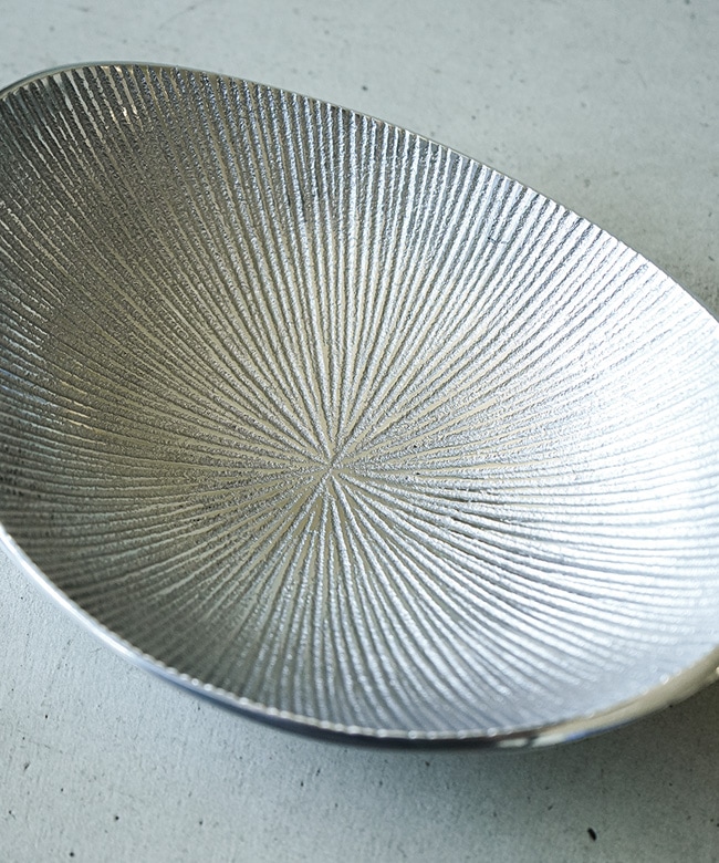 81381]DETAIL(デティール)Aluminium Oval Tray アルミニウムオーバル